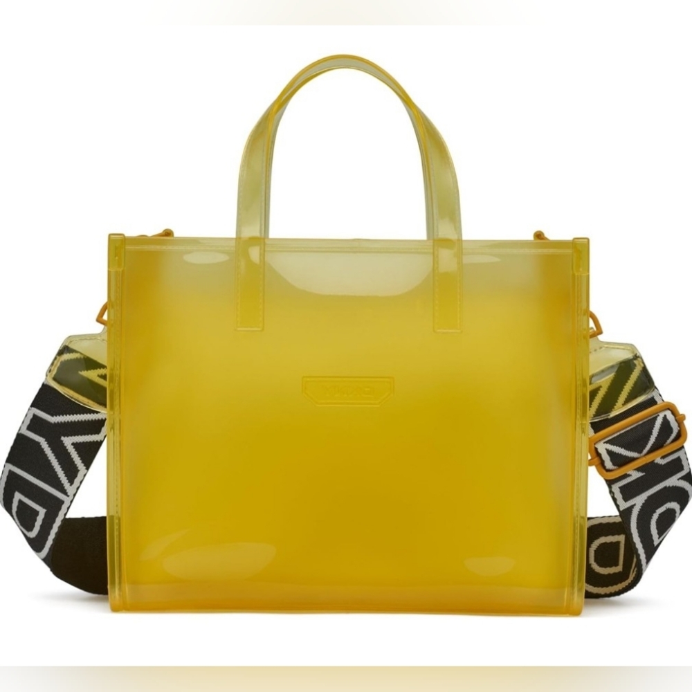 Yellow Transparent Tote Bag